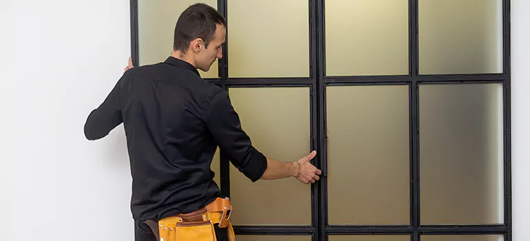Patio French door installation in Newark, CA