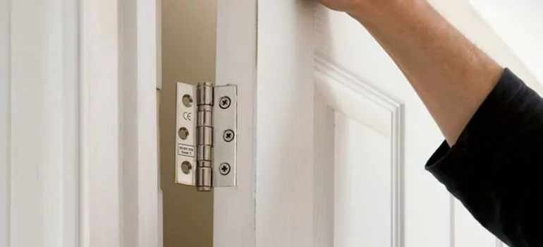 Bathroom Stall Door Hinge Repair in Newark, CA