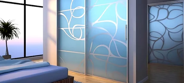 Frosting Glass Cabinet Doors in Newark, CA