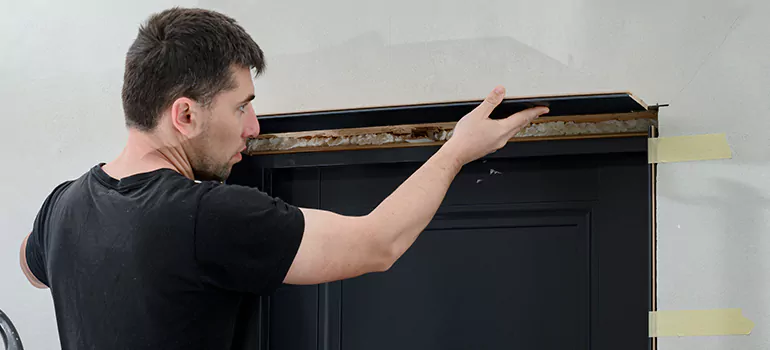 Wood Door Hole Repair in Newark, CA
