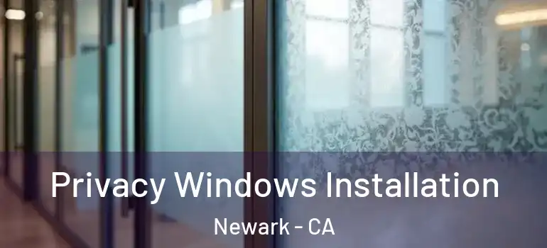  Privacy Windows Installation Newark - CA