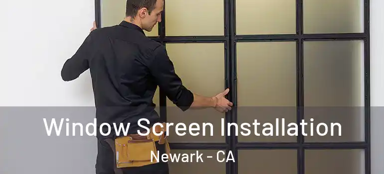  Window Screen Installation Newark - CA